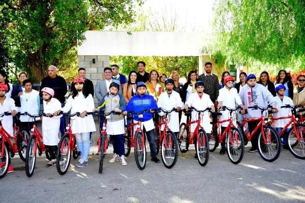 Entregaron bicicletas para 27 alumnos de escuelas rurales