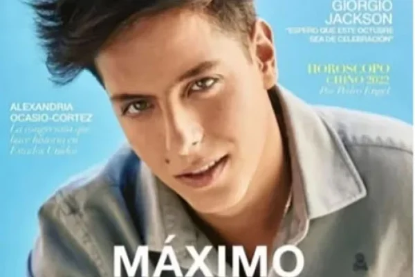 Máximo, el hijo de Carlos Menem, debutó como modelo
