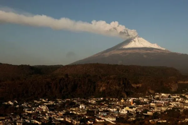 Un volcán enMéxico comenzó su actividad y hay preocupación en las zonas aledañas
