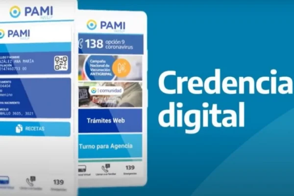 PAMI reemplaza la credencial plástica por una nueva aplicación digital