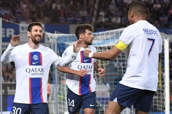 Con un gol de Messi, PSG igualó con Racing de Estrasburgo y salió campeón de la Ligue 1