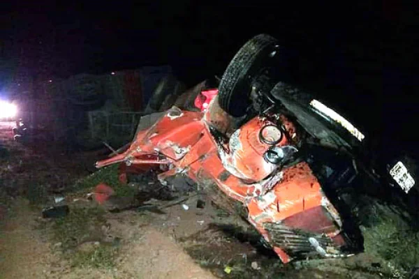 Vuelco de un camión dejó un herido grave