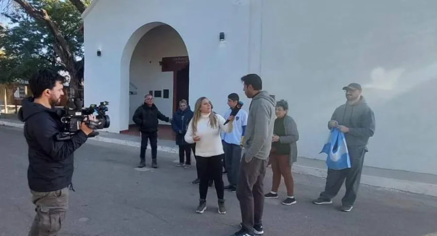 El movil de TN estuvo en San Blas de los Sauces