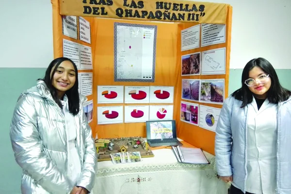 Trabajo sobre el Camino del Inca ganó en Feria de Ciencias