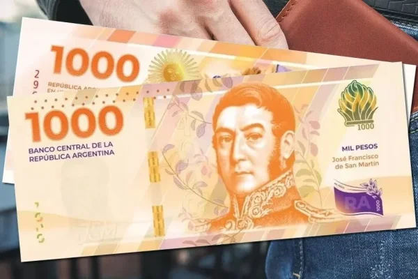 El Gobierno se prepara para lanzar un nuevo billete de $1.000 con la imagen del Gral José de San Martín