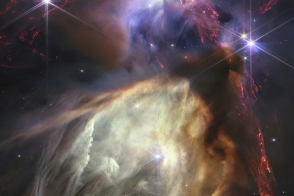 Histórico: la NASA difundió una imagen del nacimiento de 50 estrellas jóvenes del tamaño del Sol