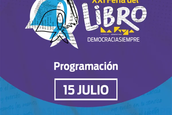 Programa de la Feria del Libro 2023 para hoy: 15 de julio
