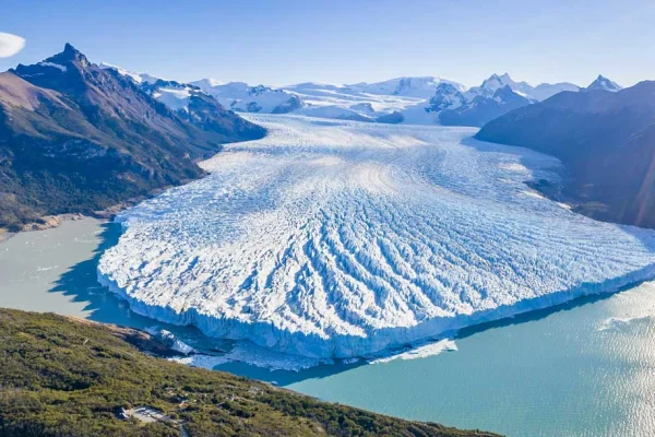 Alertas amarillas por frío extremo: Perito Moreno registró -22,5 grados