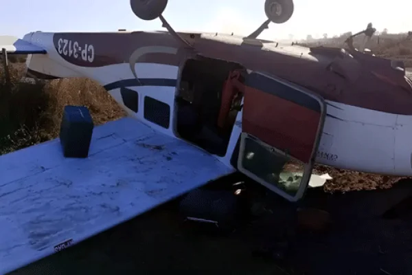 Cayó una avioneta y hallaron más de 300 kilos de cocaína