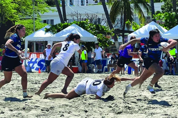 De la mano de Mattus, Las Yaguaretés sumaron su primera victoria en los Juegos Sudamericanos de Playa