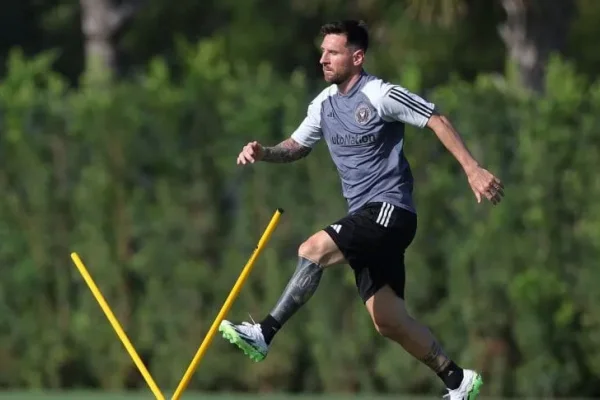 Lionel Messi realizó su último entrenamiento antes del debut con Inter Miami