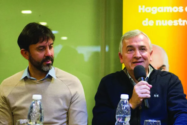 En campaña, Gerardo Morales pasó por La Rioja