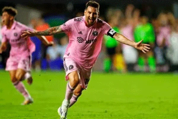 Soñado debut de Lionel Messi en el triunfo de Inter Miami