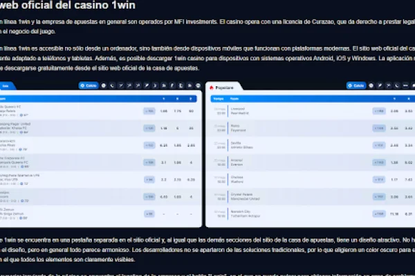 Sitio oficial de 1Win: apuestas deportivas seguras en Argentina