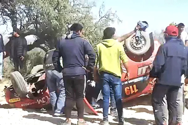 Murió un piloto de Rally en Catamarca tras espectacular vuelco