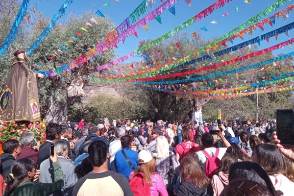 Una multitud acompañó a San Francisco en peregrinación