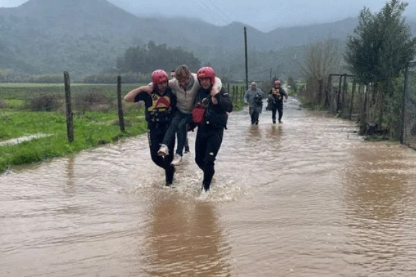 Una lluvia mortal en Chile deja dos muertos y varios evacuados