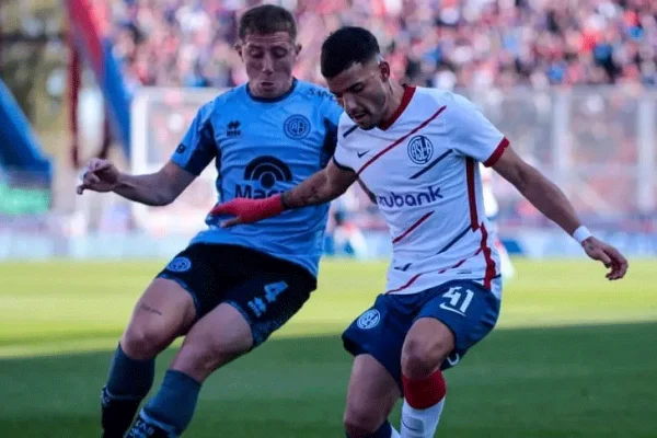 San Lorenzo se lo empató sobre la hora a Belgrano y se prende en la Copa de la Liga Profesional