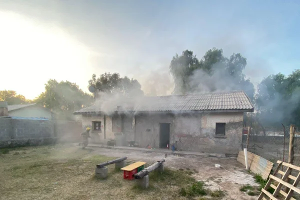 Pavoroso incendio en una vivienda de Chepes
