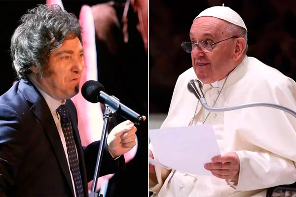 La Iglesia reaccionó a los insultos de Javier Milei al Papa Francisco