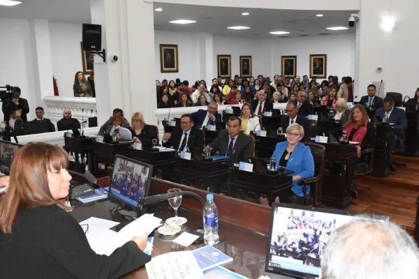 Convencionales constituyentes concretaron la primera sesión ordinaria