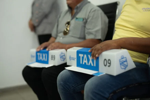 La intendenta Inés Brizuela y Doria entregó nuevas licencias de taxis