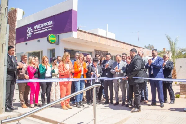 El Banco Rioja llega con sus servicios a Patquía a través de su nueva y sustentable Agencia N° 10
