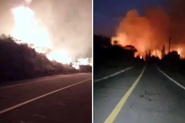 Incendio forestal incontrolable sobre El Rodeo: más de 300 hectáreas afectadas