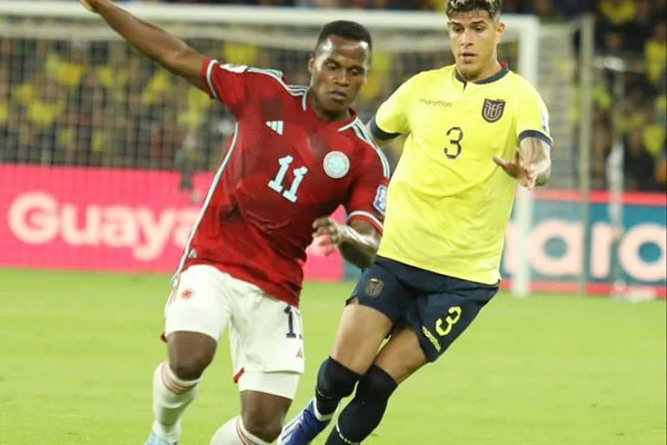 Colombia erró un penal, le anularon dos goles y empató con Ecuador
