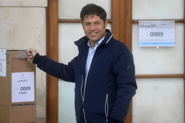 Axel Kicillof obtuvo más del 45% de los votos y logró la reelección en la provincia de Buenos Aires
