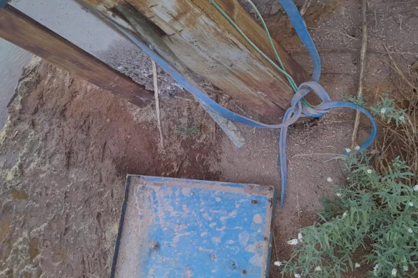 Villa Mazán quedó sin agua por robo de cables