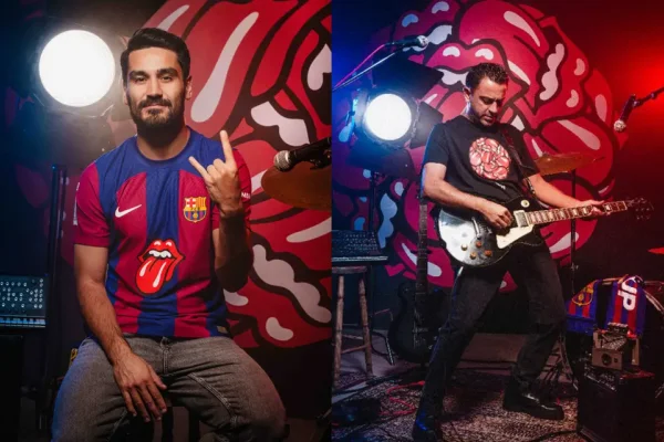 Furor por la nueva camiseta del Barcelona con la lengua de los Rolling Stones: la agotaron en horas