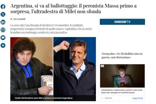 La prensa europea destaca que la victoria de Massa 