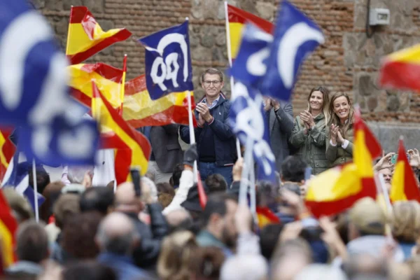 Crisis en España: el PP y Vox salieron a las calles contra la amnistía de Sánchez y Puigdemont