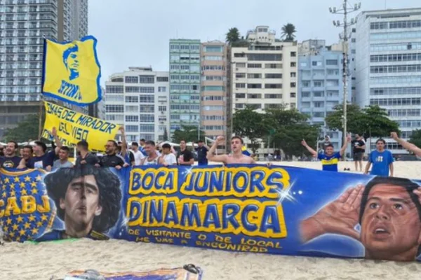 Tensión en Río: hinchas de Boca convocaron a un banderazo en Copacabana