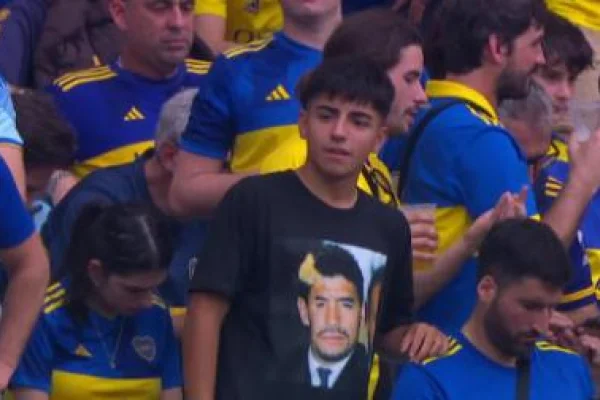 Maradona, presente en el Maracaná