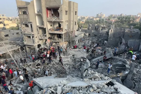 Más de 9.700 muertos, entre ellos 4.800 niños, por bombardeos israelíes en Franja de Gaza