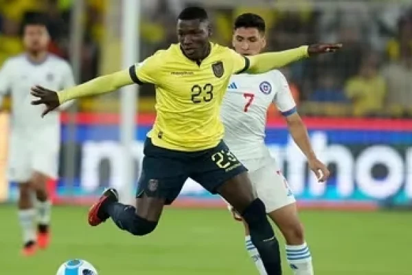 Ecuador venció 1-0 a Chile en un duelo importante de cara al futuro en las Eliminatorias