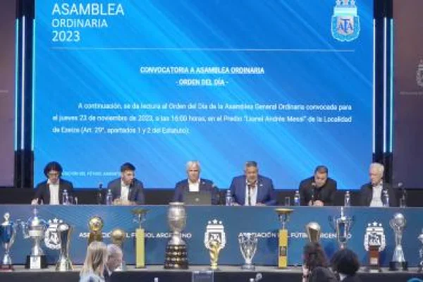 Los clubes de la AFA votaron en contra de la “privatización” del fútbol argentino