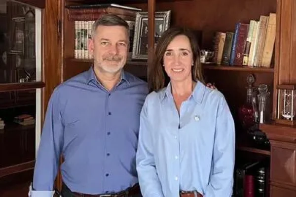 Victoria Villarruel se reunió con el viceintendente electo de Córdoba, Javier Pretto