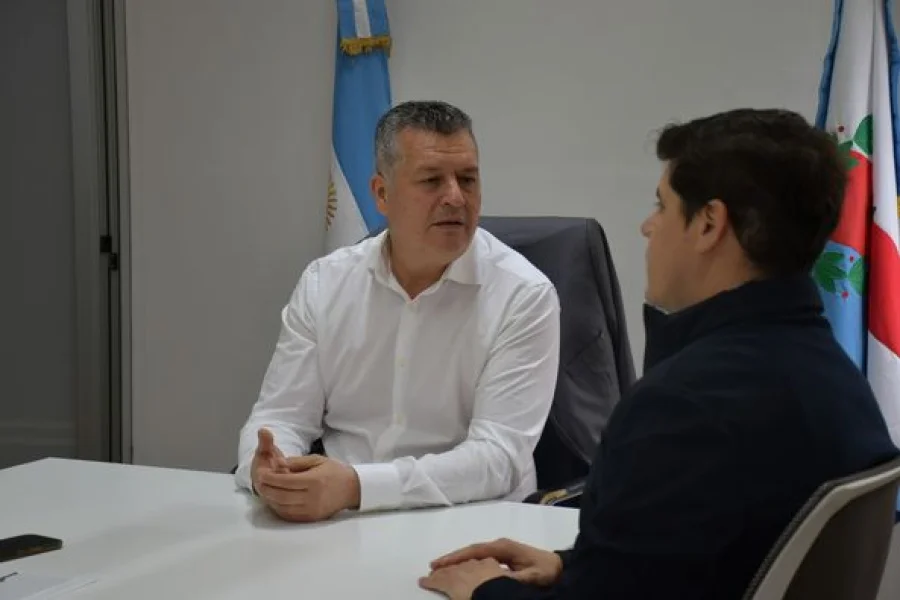 Gustavo Luna se reunió con Federico Sbíroli Gustavo Luna se reunió con Federico Sbíroli