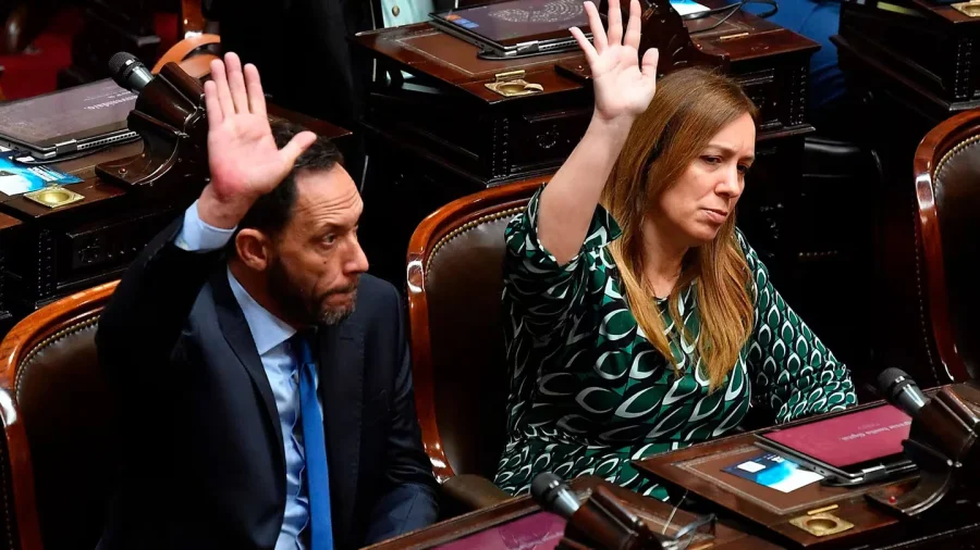 Maximiliano Ferraro y María Eugenia Vidal