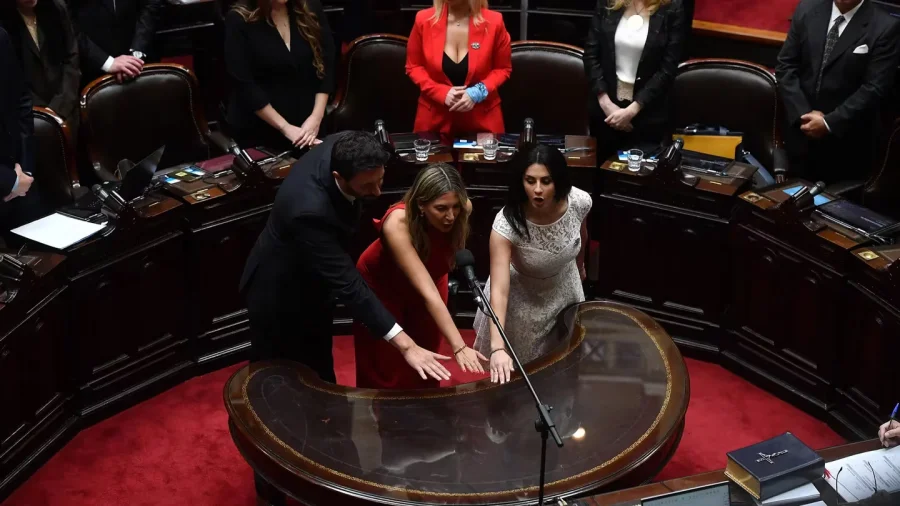 Martín Yeza, Silvia Lospennato y Marcela Pagano