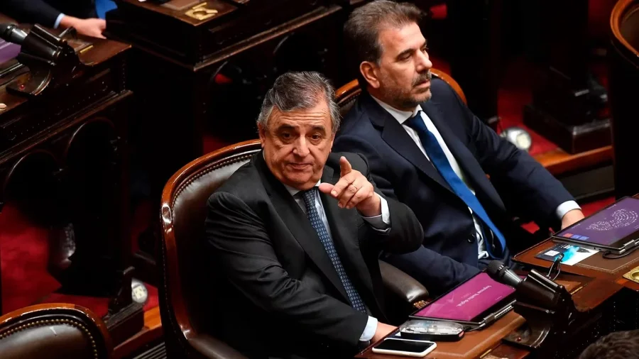 Maria Negri y Cristian Ritondo