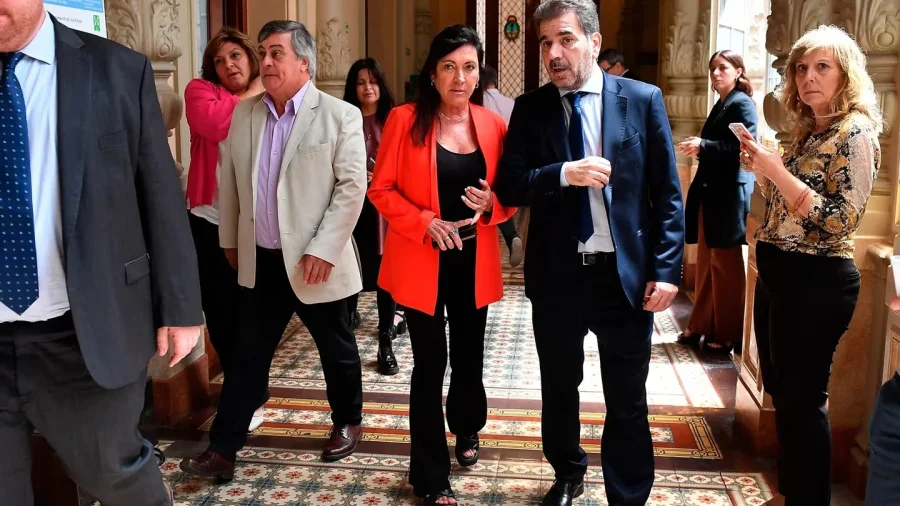 Laura Rodríguez Machado y Cristian Ritondo