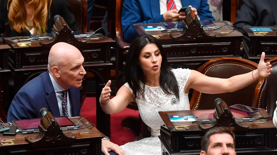 José Luis Espert y Marcela Pagano