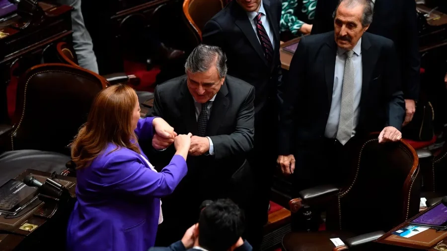 Cecilia Moreau y Mario Negri