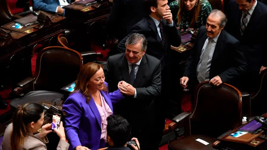 Cecilia Moreau y Mario Negri