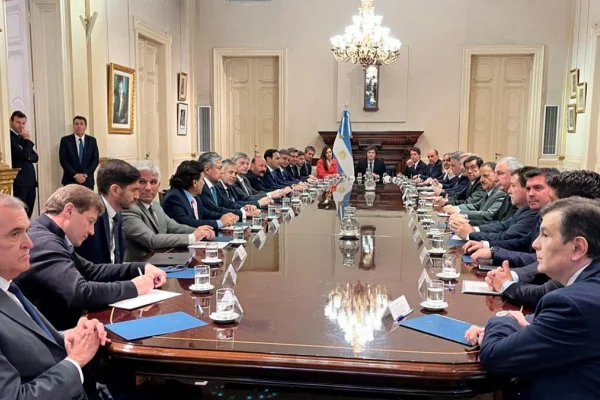 Comenzó la reunión de Milei con los gobernadores en la Casa Rosada