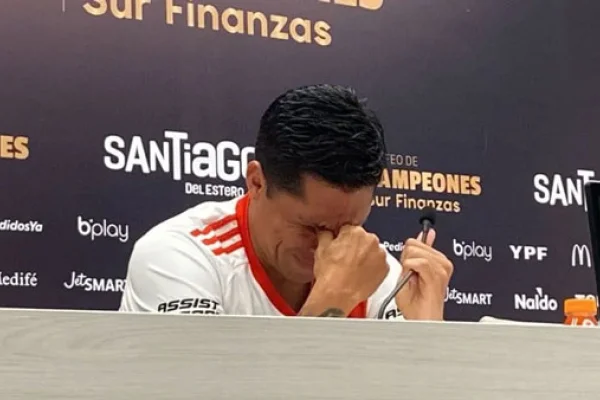 Enzo Pérez confirmó que se va de River entre lágrimas y no mencionó a Demichelis